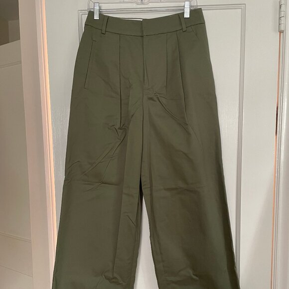 Tibi chino Stella pant in sage, size 0, NWT - Picture 6 of 7